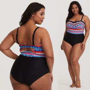 Torrid bathing suit one piece size 4 4x 26 28